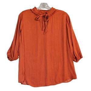 JOIE Womens Rust Blouse 1258731 Size Med‎